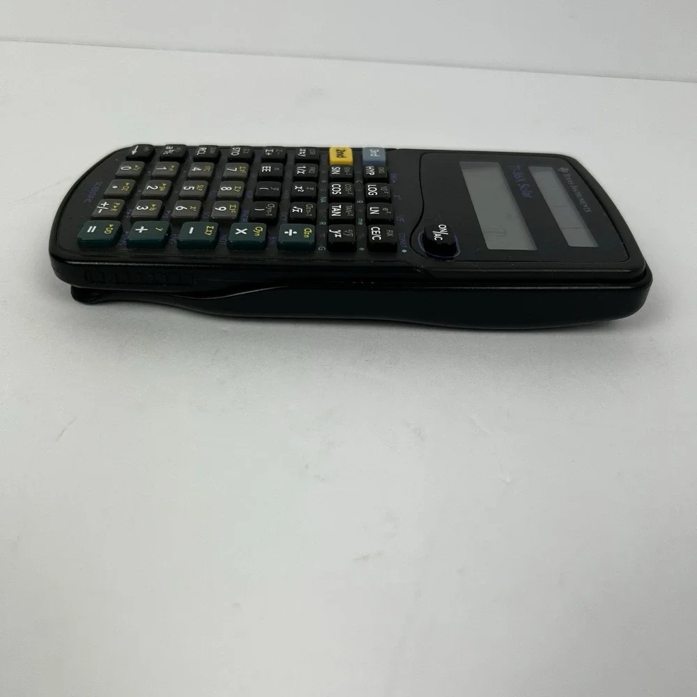 Texas Instruments TI-36X Solar Scientific Calculator Black/Gray Works - TESTED